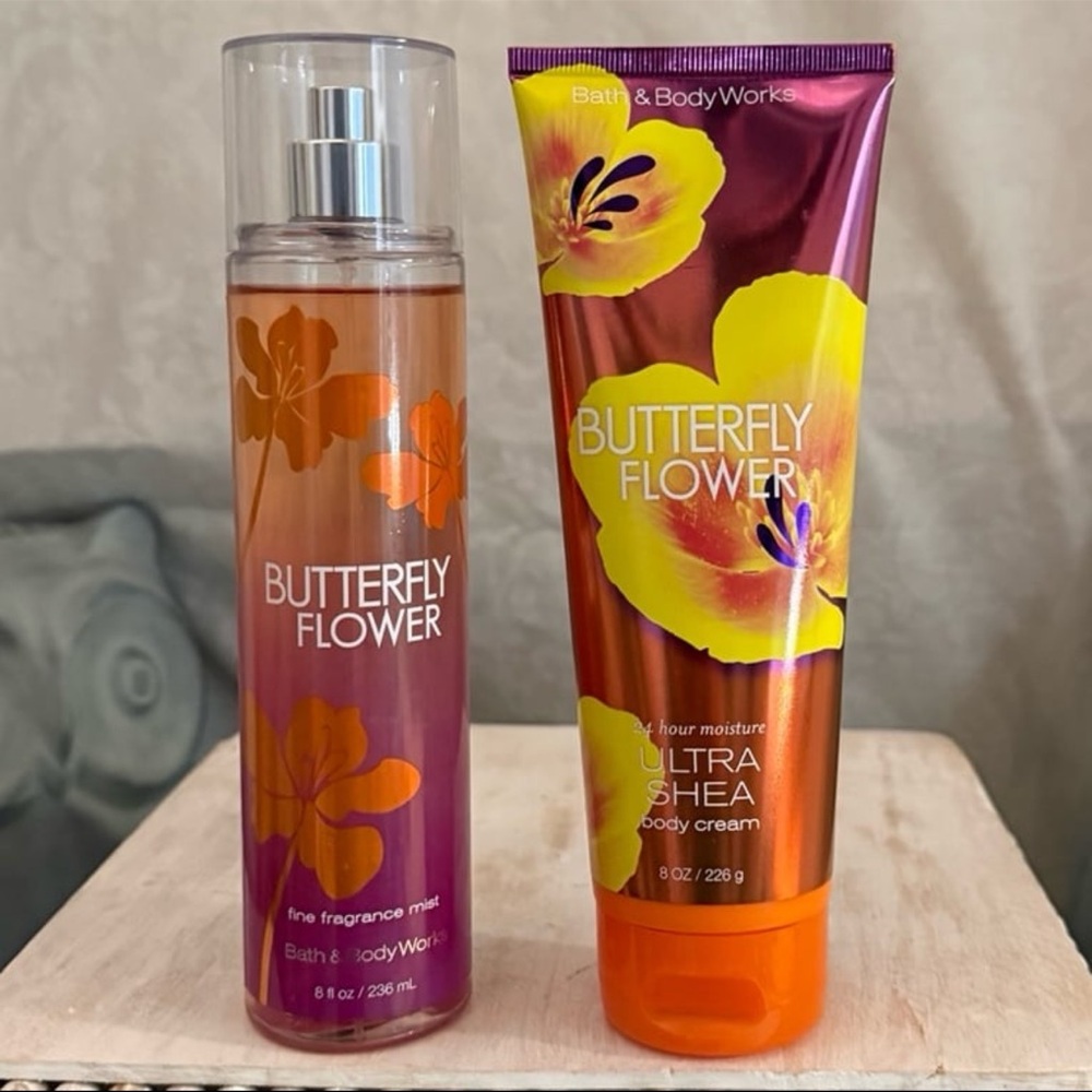 **SOLD On Mercari** Bath And Body Works "Butterfly Flower" Mist & Body Crèam